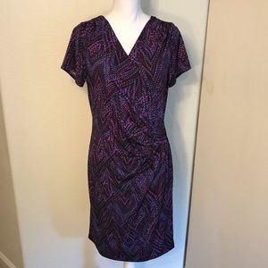 Purple Wrap Dress